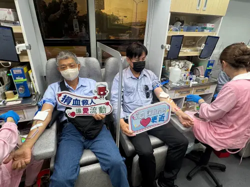 ▲台電同仁及民眾熱情響應挽袖捐血，以實際行動傳遞愛心與公益正能量。（圖／台電屏東區處提供）