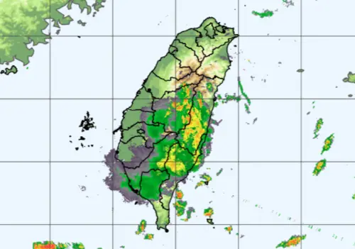 豪雨特報／雨區轉移了！氣象署：南投、花蓮暴雨　最新警戒區一覽