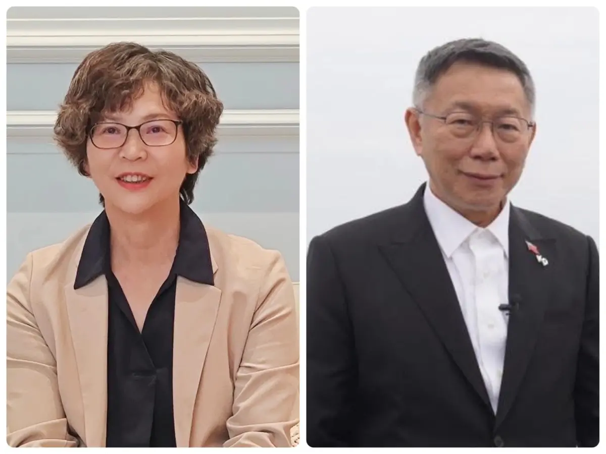 ▲朱蕙蓉爆料2024年大選後柯文哲問說「最近蔡壁如的聲量這麼高，如果你是主子，你會怎麼看？」（左圖／蔡壁如臉書，右圖／柯文哲臉書）