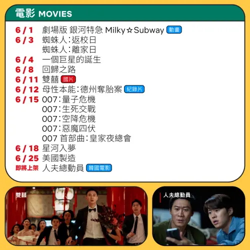 ▲Netflix 2026年6月上架電影名單一次看。（圖／Netflix臉書）
