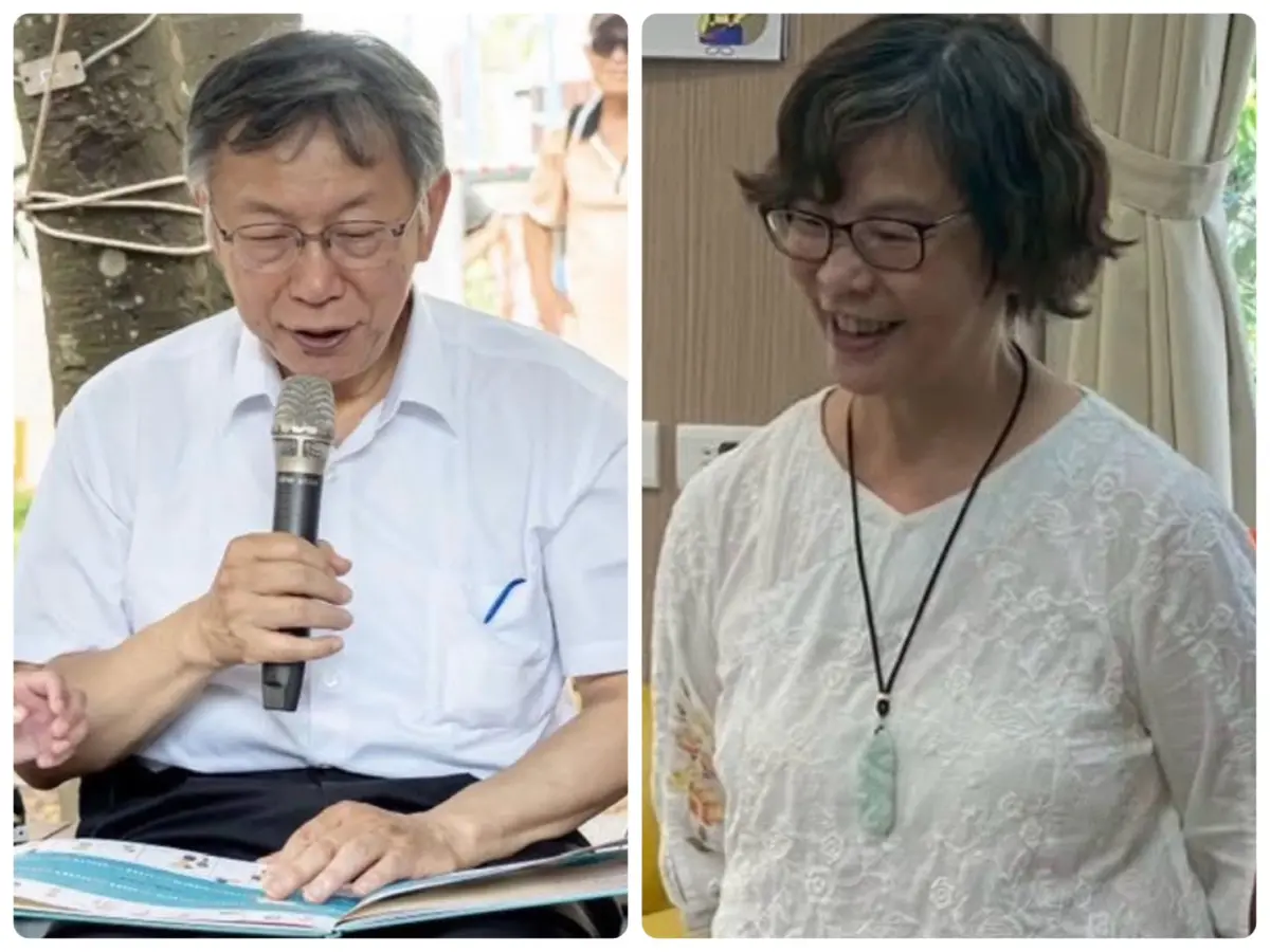 ▲張益贍直言當年許多幕僚與蔡壁如，幫忙掩蓋秘密多年，如今蔡壁如卻換來柯文哲追殺。（左圖／柯文哲臉書，右圖／蔡壁如臉書）