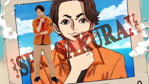▲ARASHI「嵐」成員櫻井翔在《A-RA-SHI : Reborn》MV中化身《ONE PIECE》航海王畫風角色。（圖／翻攝自 A-RA-SHI : Reborn ）
