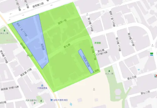 ▲台中市大里區6月1日停水影響範圍。（圖／台灣自來水公司）