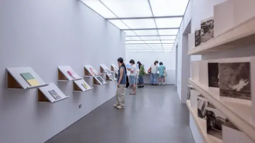 ▲高美館《漂流宴》展場一隅。（圖／高美館提供）