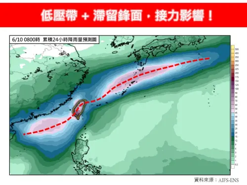 周四起梅雨大爆發！雨區逐步擴全台　林得恩示警：中南部嚴防暴雨