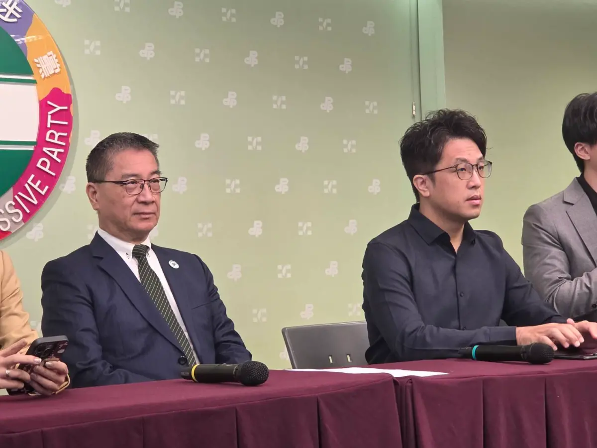 ▲徐國勇直言，這在法律上叫做「不正當連結」，「我是慈濟的榮譽董事，難道慈濟的財產是我的嗎？」（圖／記者陳佩君攝，2026.06.02）