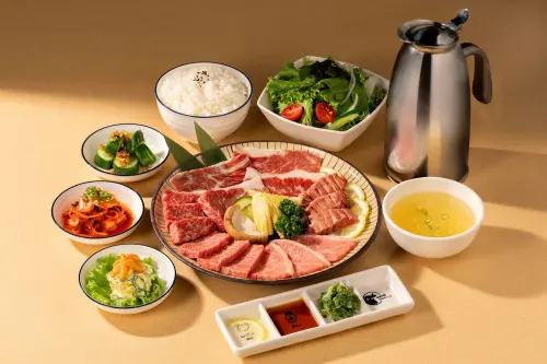 ▲「日本A5和牛赤身+豬五花雙拼套餐」399元滿足肉肉控。（圖／乾杯集團提供）