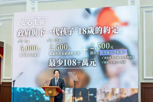 President Lai announces the launch of Taiwan's new 18-measure population strategy at the Presidential Office on May 27. (Office of the President)