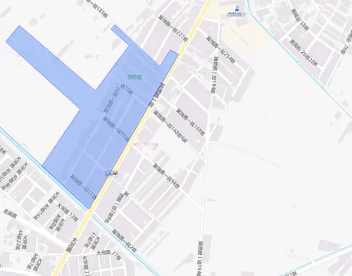 ▲台南市6月4日停水影響範圍。（圖／台灣自來水公司）