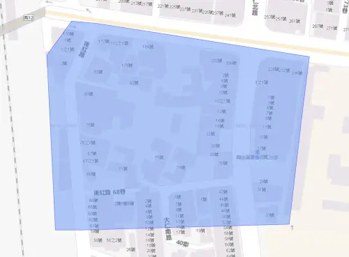 ▲高雄市6月4日停水影響範圍。（圖／台灣自來水公司）