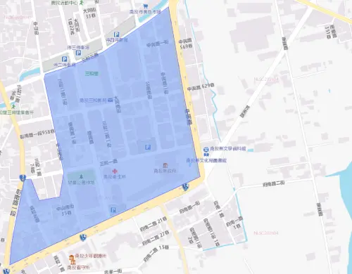 ▲南投縣6月4日停水影響範圍。（圖／台灣自來水公司）
