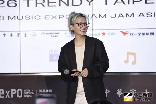 ▲首次擔任大型音樂節策展人，范曉萱（如圖）開心表示：「能參與JAM JAM ASIA深感榮幸，也很享受與其他策展人交流的過程。」（圖／記者吳翊緁攝影）