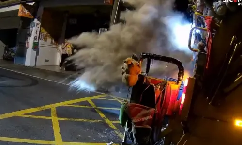 桃園垃圾車壓縮連2次爆炸！清潔員拍下噴灰瞬間　專家嘆：很危險