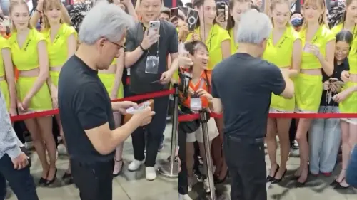 ▲來自香港的科技媒體小編，分享自己被黃仁勳「搶劫」的經過，讓網友都笑翻。（圖／翻攝自Threads@hkepc）