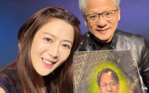 黃仁勳欽點「台版全智賢」上台！她越過300名菁英　保鑣親自開道