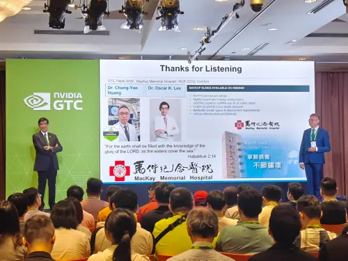 馬偕醫師登輝達GTC大會！揭醫療產業最在意「能否相信AI回答」