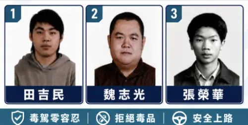 ▲新竹縣毒駕累犯名單。（圖／新竹縣警察局提供）
