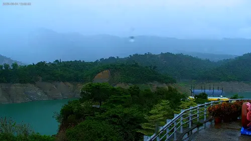 ▲今天的雨勢精準下在中南部山區以及水庫集水區上。（圖／Youtube＠西拉雅國家風景區管理處）