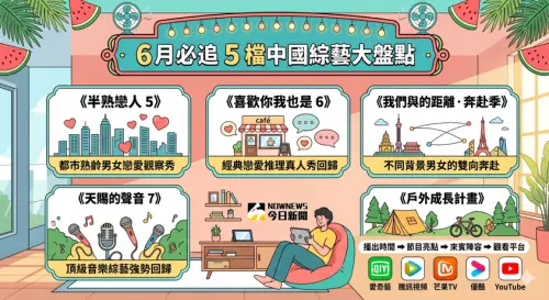 夏日5檔陸綜開跑！半熟戀人5、天賜的聲音7　播出亮點平台一次看