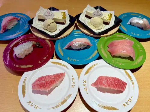 ▲壽司郎8周年創業祭新菜開吃。（圖／記者蕭涵云攝）