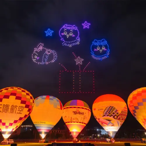 ▲2026台灣國際熱氣球嘉年華將於7月4日登場，今年將聯名吉伊卡哇並有無人機展演。（圖／翻攝自臺灣國際熱氣球嘉年華FB）