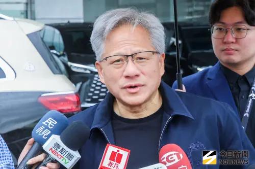 賴清德邀請參訪電廠　黃仁勳：非常感謝邀請、是極大榮幸