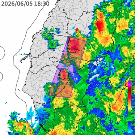 ▲中央氣象署發布大雷雨即時訊息，警戒範圍包含南投、雲林、嘉義、高雄。（圖／翻攝自中央氣象署）