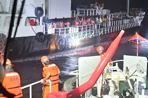 台南海巡隊救援成功！聖克里斯多福籍寶瓶星油輪機艙進水船員獲救