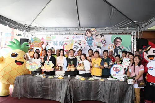 台南農產品嘉義登場　黃偉哲邀黃敏惠行銷台南農產