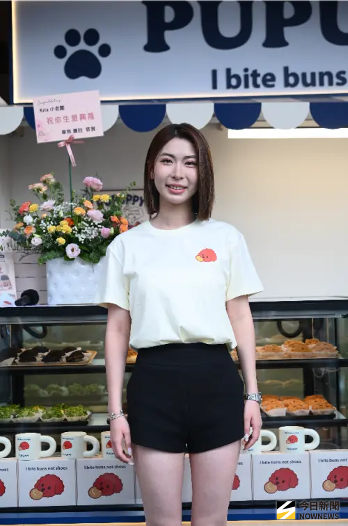 ▲林暄穎雖然因為雅方冰品包裝商標的簡體字風波，遭到酸民攻擊，但此事件也讓她更被大眾認識。（圖／記者林柏年攝）