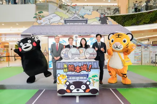 熊本熊現身台南　黃偉哲盼攜手熊本縣及虎航深化台日交流