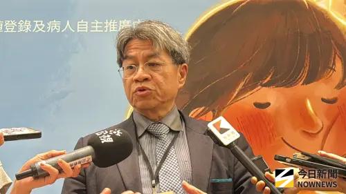 ▲李明哲說明，器官移植的供需平衡並不是一進一出。（圖／記者張乃文攝）