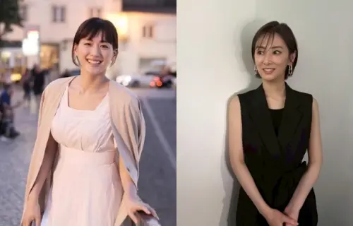 ▲綾瀨遙（左）獲得素顏排行榜冠軍，北川景子（右）則獲得第二名。（圖／翻攝自IG@harukanoisekai_official、X@KKeiko_official）
