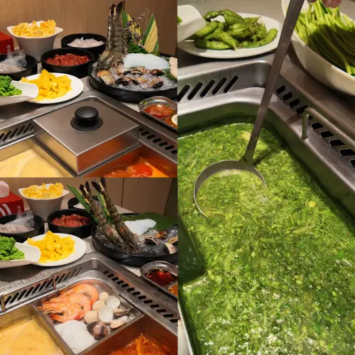 ▲海底撈9家門市開吃「香菜火鍋」！高雄大遠百首賣「蒸的海鮮」。（圖／海底撈提供）