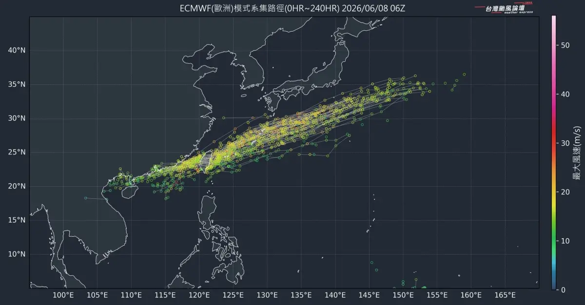 最猛梅雨再升級！廣東現「低壓渦漩正對台灣」　今炸雨48小時不停