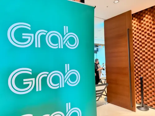 ▲Grab提出對台灣外送夥伴三大在地承諾，包括安定收入、安穩賦能與安全第一，收購案目前仍待主管機關審查。（圖／記者周淑萍攝）