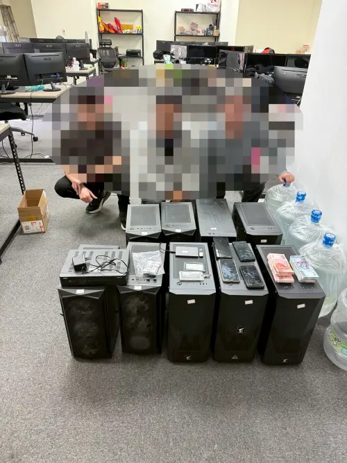 世足賽即將開踢　中檢警掃蕩賭博機房賭資逾1.3億元