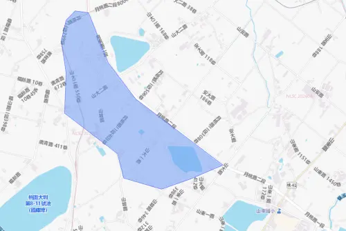 ▲桃園市中壢、觀音6月11日停水影響範圍。（圖／台灣自來水公司）