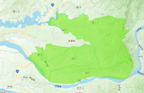 ▲苗栗縣6月11日降壓停水影響範圍。（圖／台灣自來水公司）