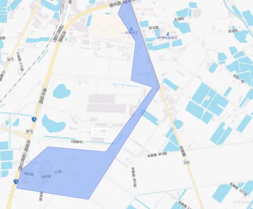 ▲屏東潮州鎮6月11日停水影響範圍。（圖／台灣自來水公司）