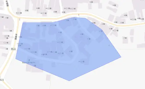 ▲屏東潮州6月11日停水影響範圍。（圖／台灣自來水公司）