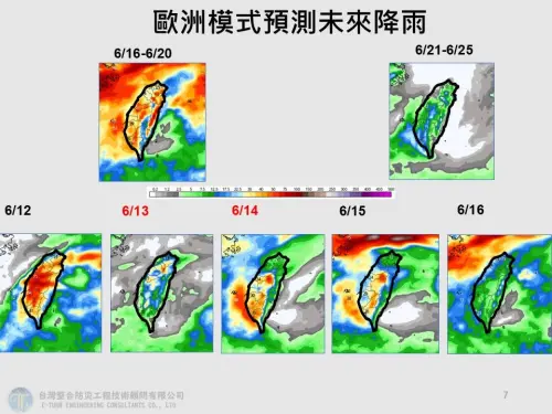 ▲賈新興分析，隨著太平洋高壓下周三開始增強，台灣有望逐步擺脫梅雨影響，午後雷陣雨將成為主要天氣型態。（圖／取自賈新興臉書粉專）