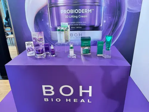 ▲BIOHEAL BOH主打科研技術，結合韓國醫美級保養科技與高效修護成分。（圖／記者鍾怡婷攝）