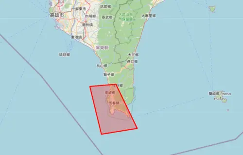 國家級警報響！氣象署：屏東強降雨、9級強風　大雷雨警戒範圍曝
