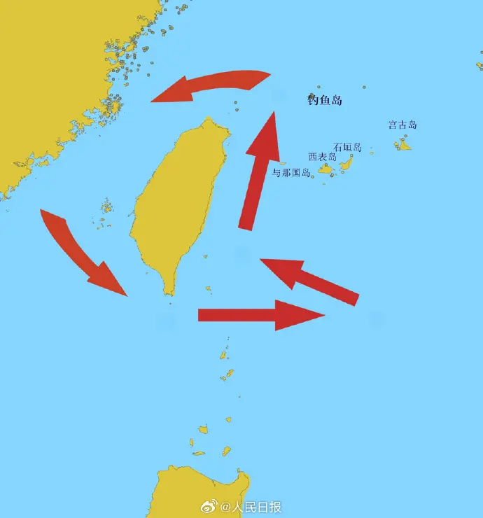 ▲中國多個部門近日在台灣東部海域進行「海上交通專項執法和掃測行動」。（圖／翻攝自微博）
