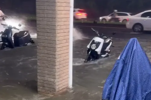大雷雨夜襲南部！水利署：台南7區淹水警戒　永康時雨量飆46毫米