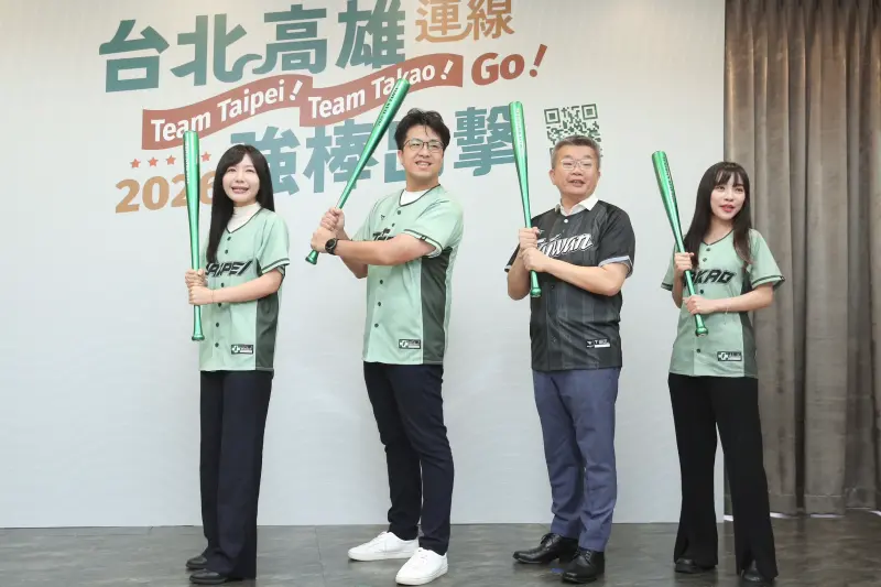    ▲民進黨台北市黨部主委吳沛憶與高雄市黨部主委黃捷發起「北高連線」，推出 DPP（民主進步黨） 線上應援行動。（圖／記者邱曾其攝，2026.06.12）  