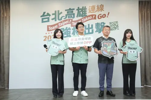 ▲民進黨台北市黨部主委吳沛憶與高雄市黨部主委黃捷發起「北高連線」，推出 DPP（民主進步黨） 線上應援行動。（圖／記者邱曾其攝，2026.06.12）