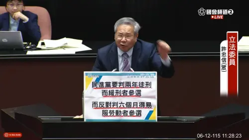 「高虹安條款」三讀！許忠信撇接她電話：台灣有多少市長