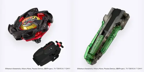 ▲活動限定版「BX-00 鈷藍飛龍2-60C 金屬塗裝黑色版」與透明黑色訂製握把同步開賣。（圖／BEYBLADE官網）